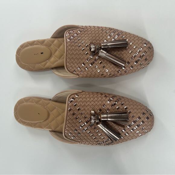Birdies The Phoebe Quartz Lattice mules slides sz 9.5 - Picture 2 of 5